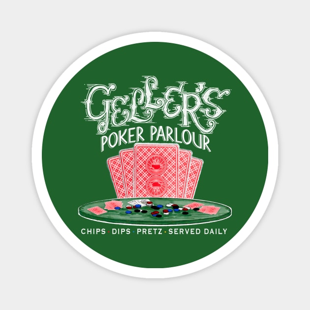 Geller’s Poker Parlour Magnet by Beansiekins